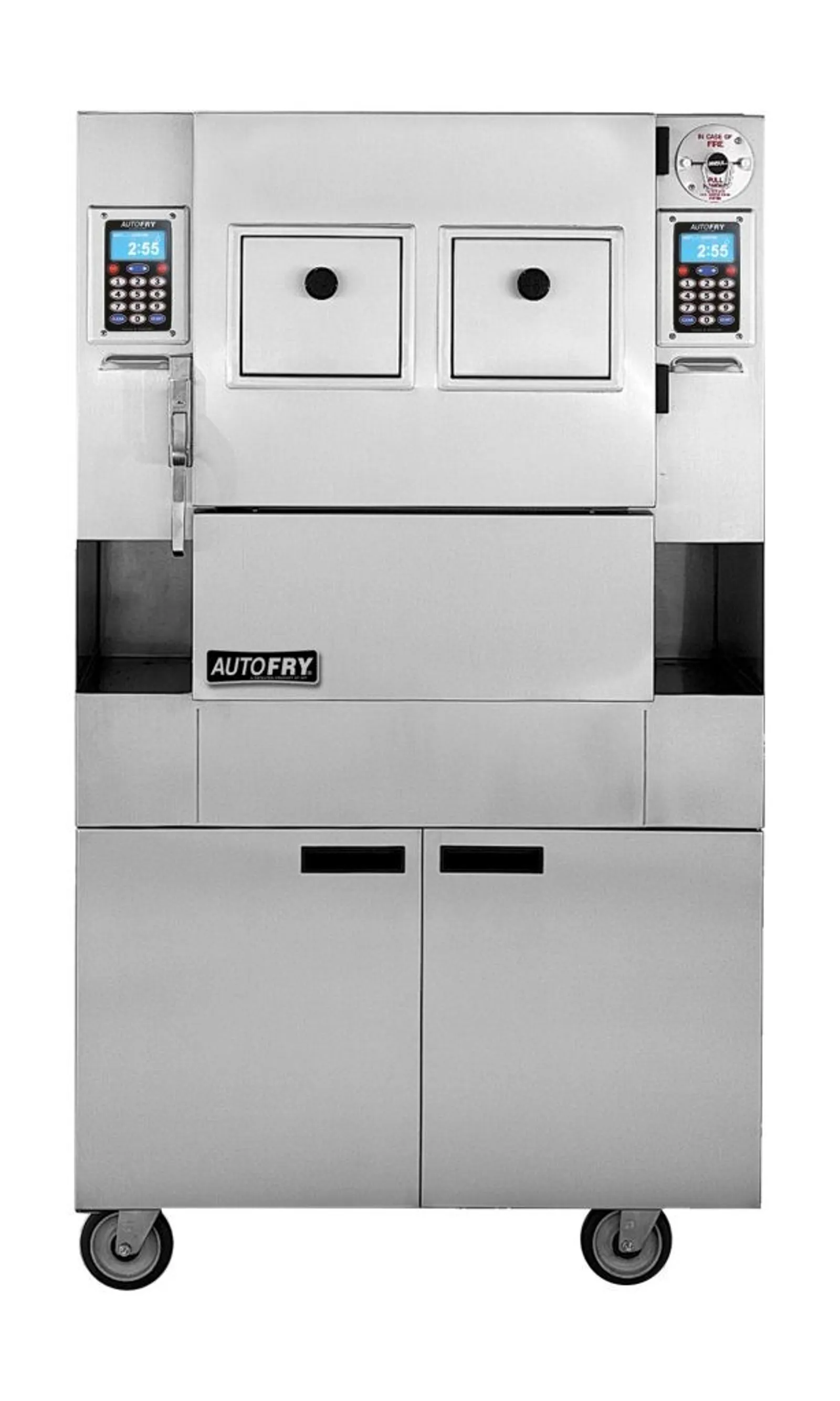 AutoFry MTI-40E Ventless Fryer - Large Freestanding Dual Basket